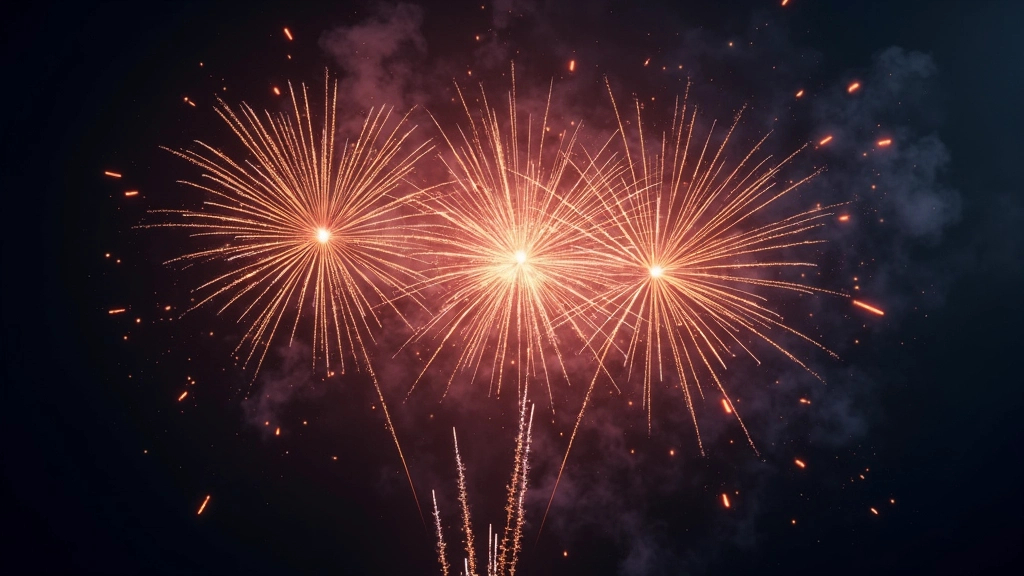 KI generiert: Feuerwerk